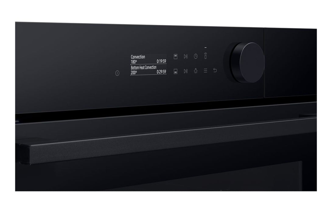 Samsung Bespoke Series 5 NV7B5675WAK/U4 Oven with Dual Cook - Black Glass