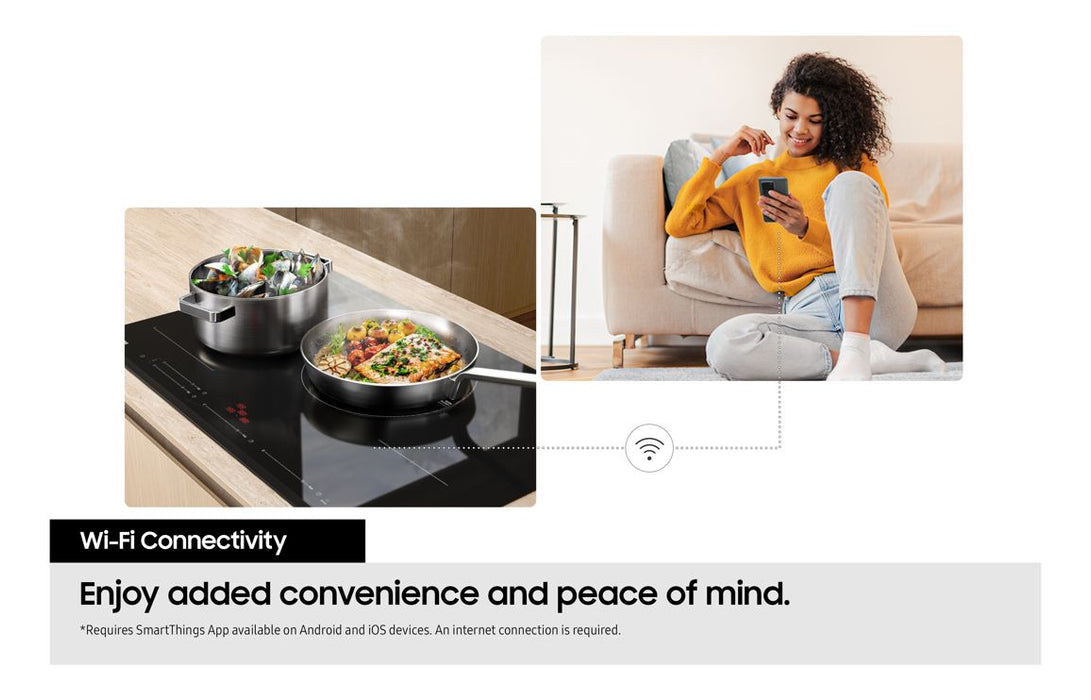 Samsung Series 5 NZ84C5047GK/U1 80cm Slim Induction Hob w/Flex Zone - Black