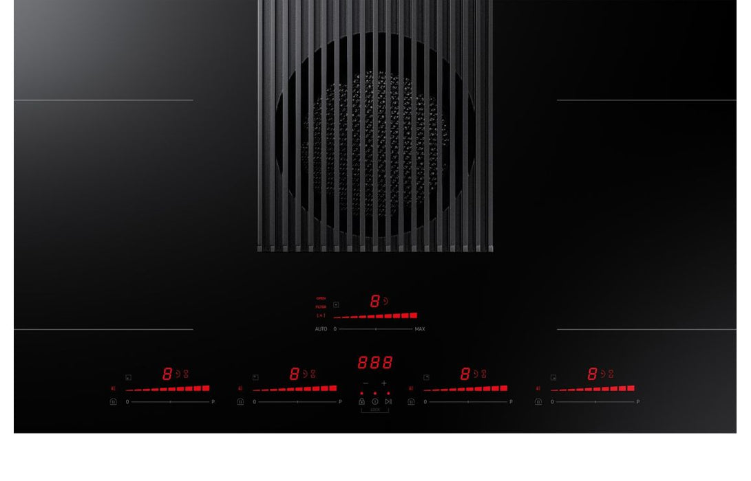 Samsung NZ84T9747VK/UR 80cm Venting Induction Hob w/Dual Flex Zone - Black