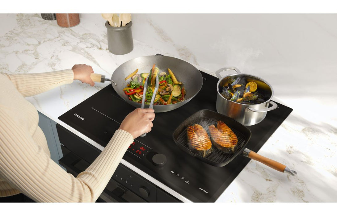 Samsung Series 6 NZ85C6058FK/U1 80cm Slim Induction Hob w/Flex Zone Plus - Black