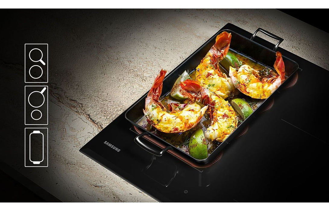 Samsung Series 6 NZ85C6058FK/U1 80cm Slim Induction Hob w/Flex Zone Plus - Black