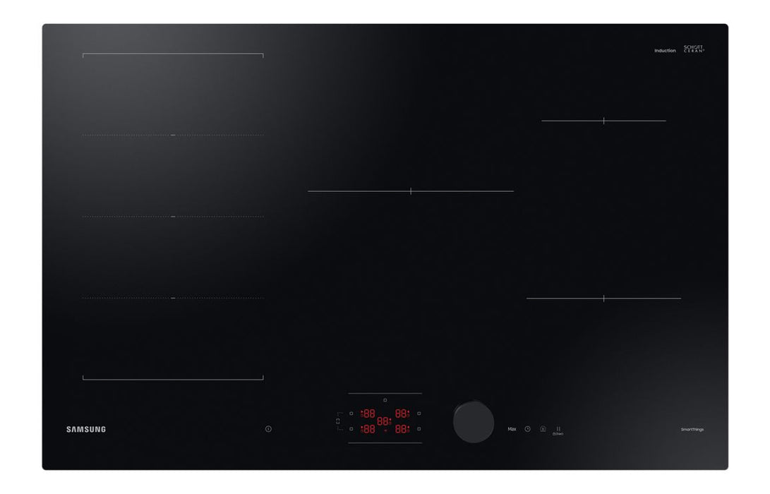Samsung Series 6 NZ85C6058FK/U1 80cm Slim Induction Hob w/Flex Zone Plus - Black