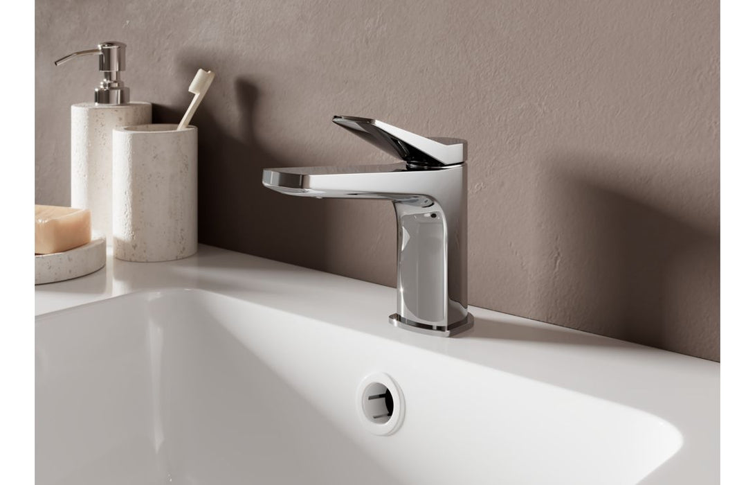 Nerise Basin Mixer & Waste - Brushed Brass
