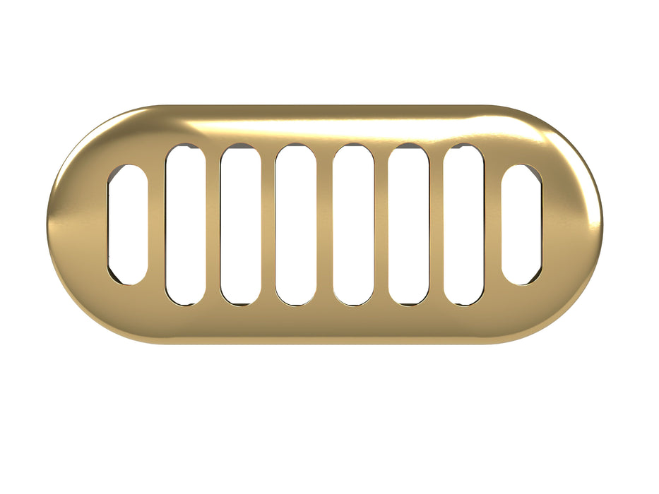 Hudson Reed Chancery Brushed Brass Basin Overflow Cover