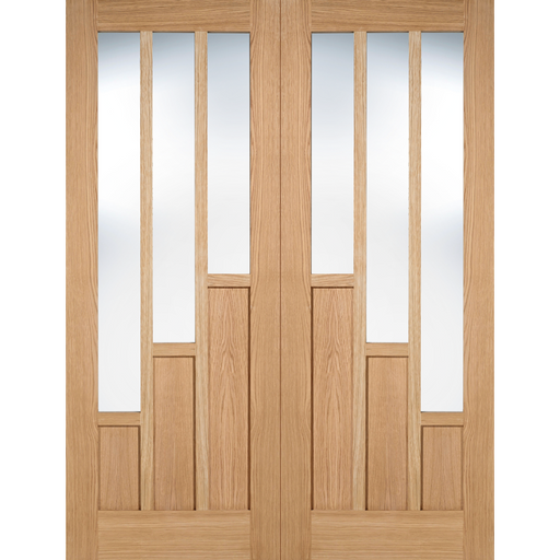 OAK COVENTRY PREFINISHED GLAZED 3L PAIRS