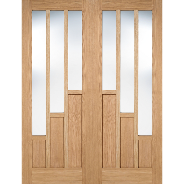 OAK COVENTRY PREFINISHED GLAZED 3L PAIRS