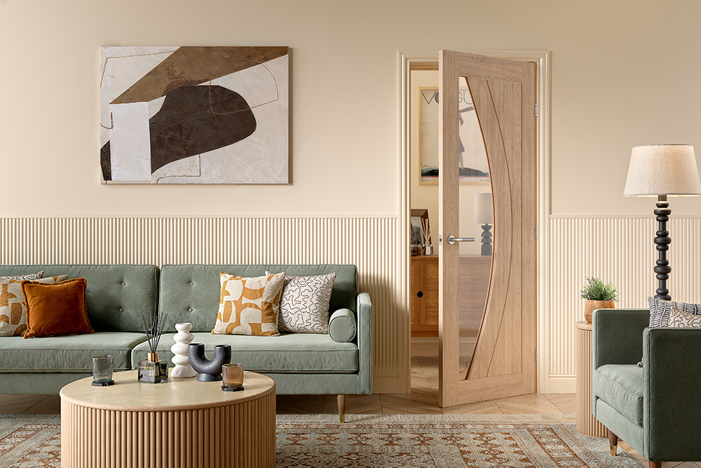 Oak Girona Clear Glazed