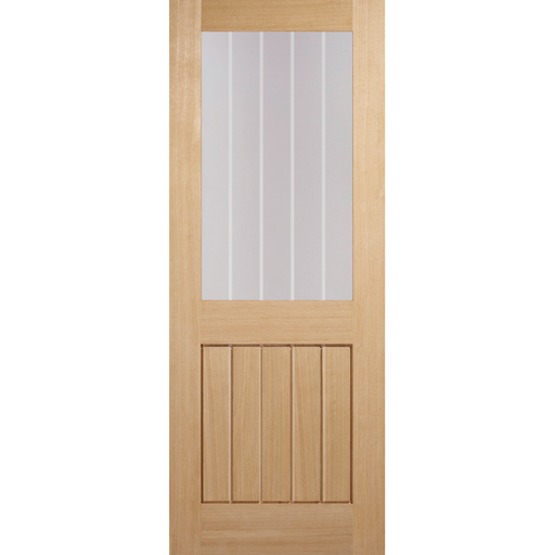 OAK MEXICANO GLAZED HALF LIGHT PRE-FINISHED