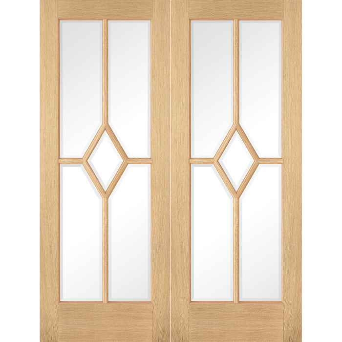 OAK REIMS GLAZED PAIR