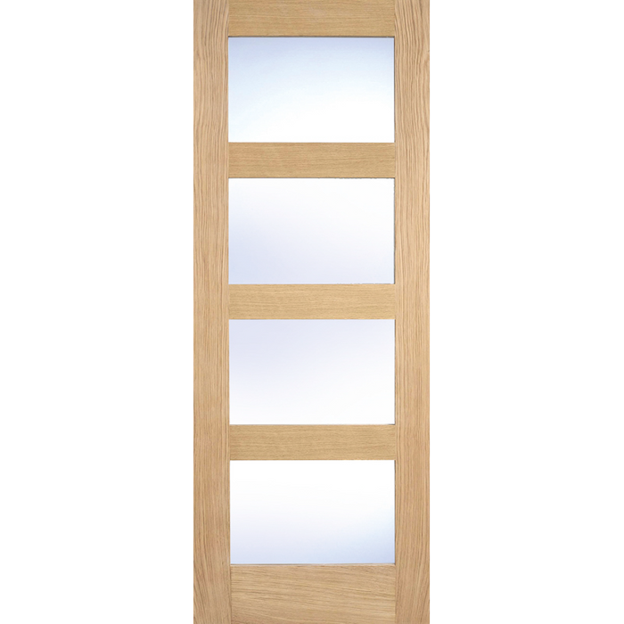 OAK SHAKER GLAZED 4L CLEAR PRE-FINISHED