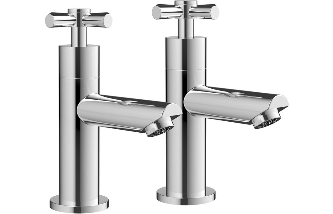 Orviano Bath Taps - Chrome