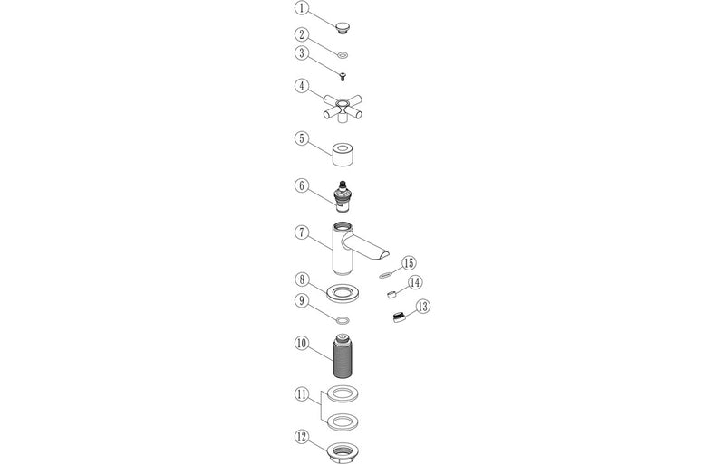 Orviano Bath Taps - Chrome