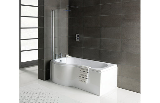 P-Shape Single End 1700x700-850x410mm 0TH Bath Only