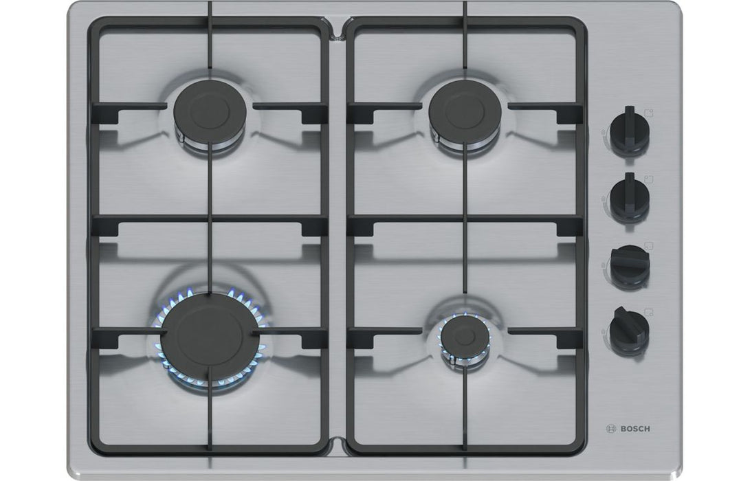 Bosch Series 2 PBP6B5K60 60cm Gas Hob - St/Steel