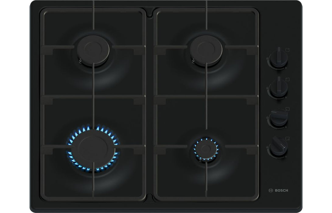 Bosch Series 2 PBP6B6K60 60cm Gas Hob - Black