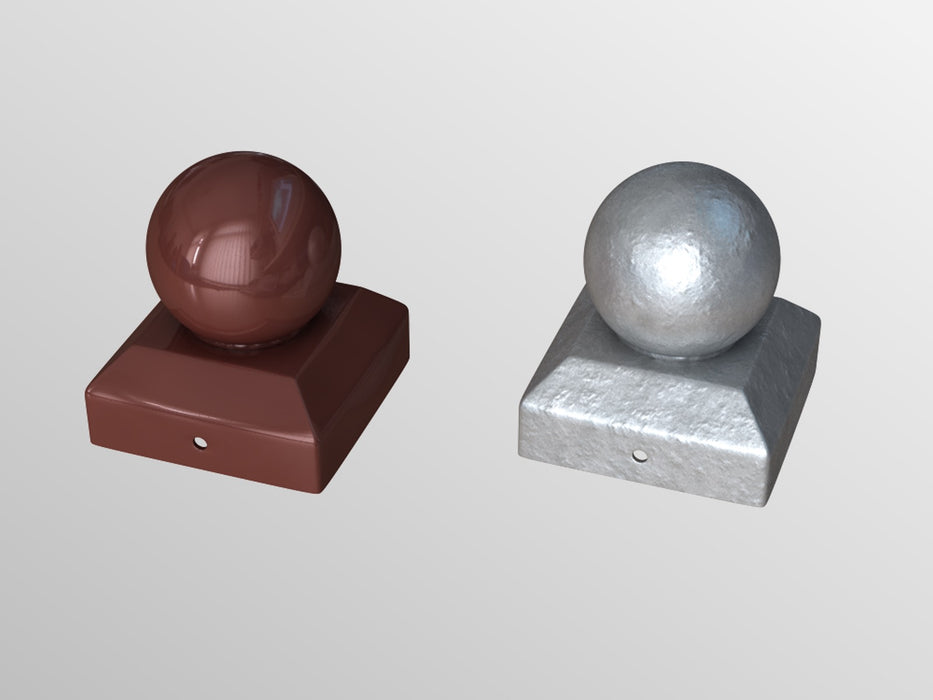 PC2 Metal Post Cap Round