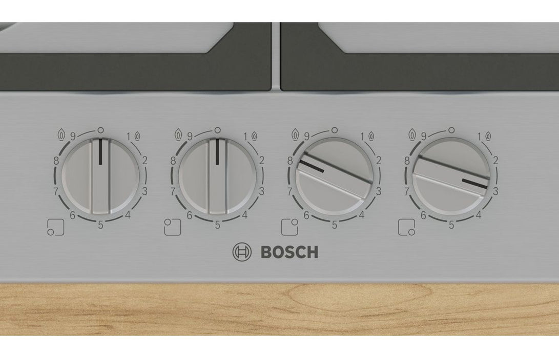 Bosch Series 6 PCP6A5I90 60cm Gas Hob - St/Steel
