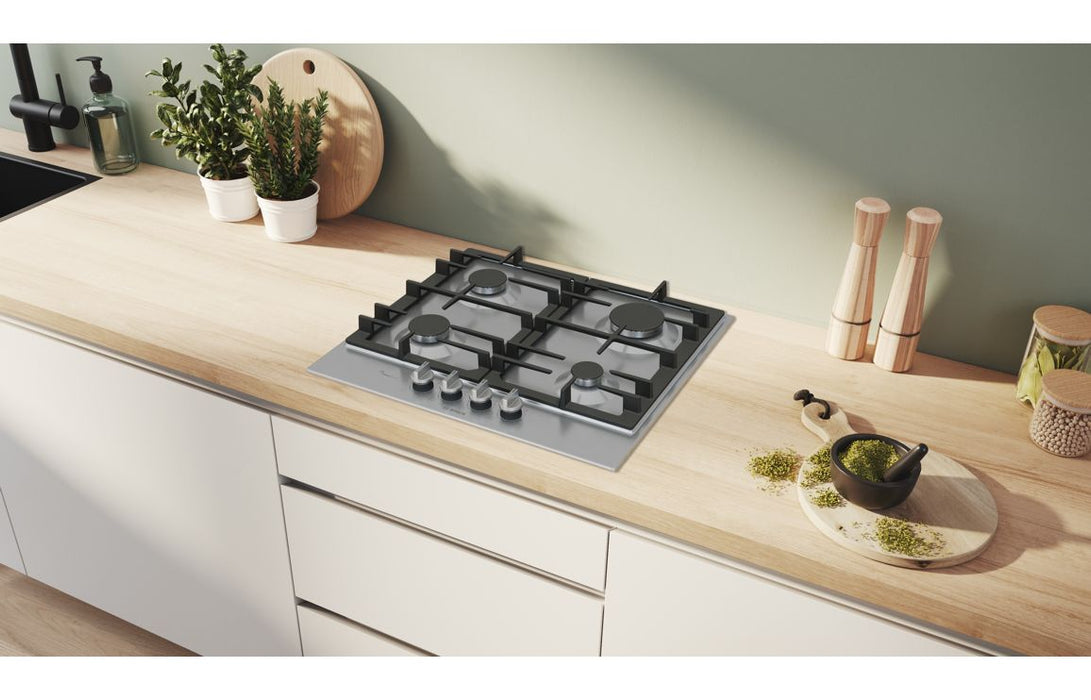 Bosch Series 6 PCP6A5I90 60cm Gas Hob - St/Steel