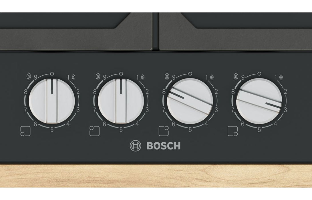 Bosch Series 6 PCP6A6I90 60cm Gas Hob - Black