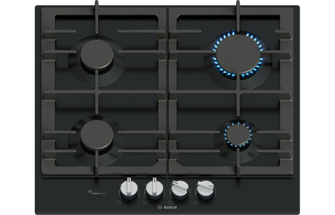 Bosch Series 6 PCP6A6I90 60cm Gas Hob - Black