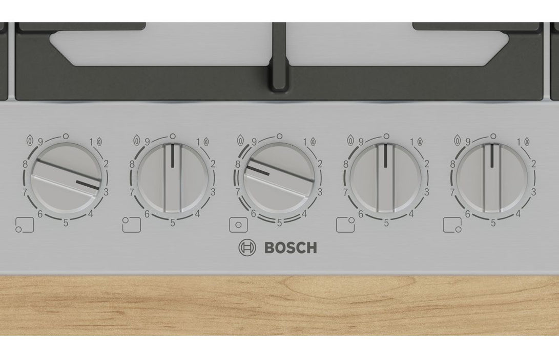 Bosch Series 6 PCR9A5B90 90cm Gas Hob - St/Steel