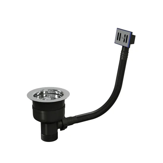 Top Fix Basket Strainer Basin Waste With Overflow