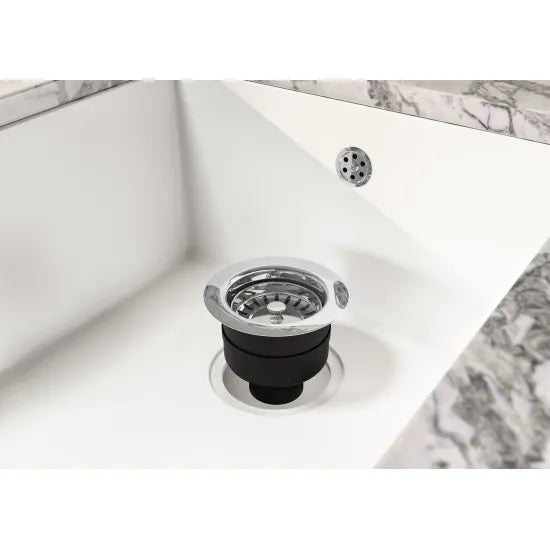 Top Fix Basket Strainer Basin Waste With Overflow