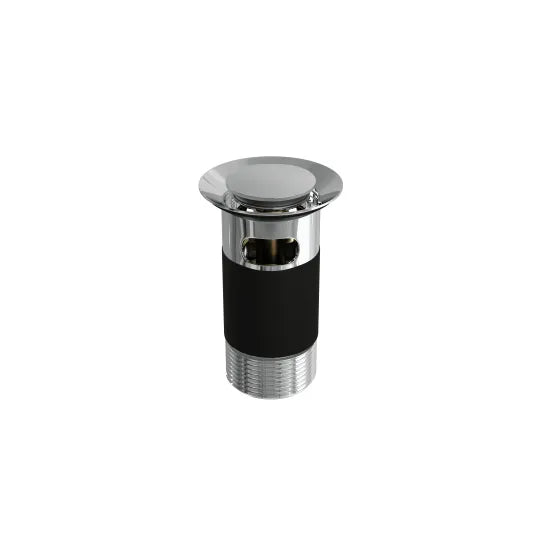 Top Fix Push Button Slotted Basin Waste With Overflow