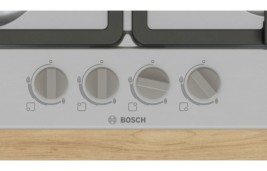 Bosch Series 4 PGP6B5K90 60cm Gas Hob - St/Steel