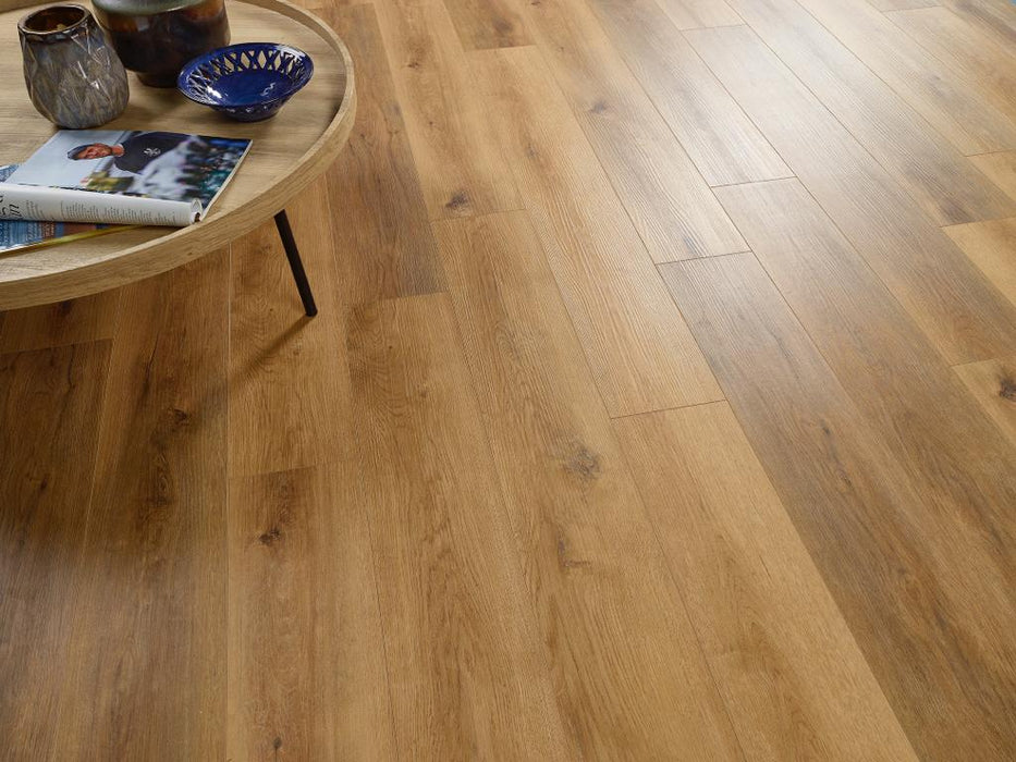 6mm Warm Oak Hydro Loc SPC Luxury Vinyl Plank (550)