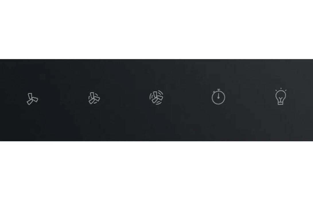 Hotpoint PHVP 82F LT K 80cm Angled Chimney Hood - Black