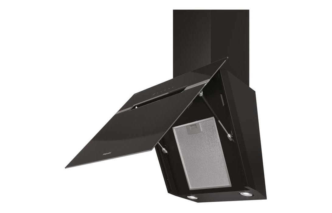 Hotpoint PHVS 61F LT DP K 60cm Angled Chimney Hood - Black
