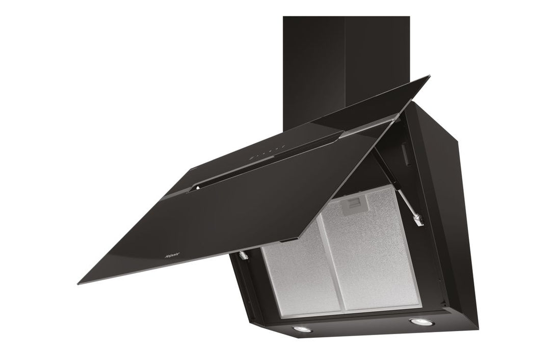 Hotpoint PHVS 91F LT DP K 90cm Angled Chimney Hood - Black