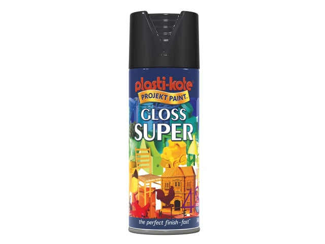 Super Enamel Gloss Black 400ml 1100