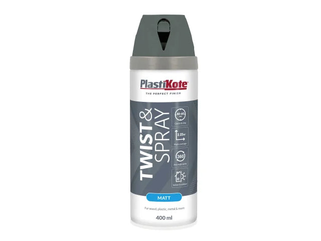 Twist & Spray Matt Blue Steel 400ml