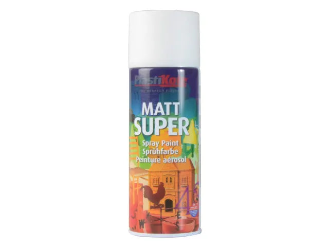 Super Enamel Matt White 400ml 1107