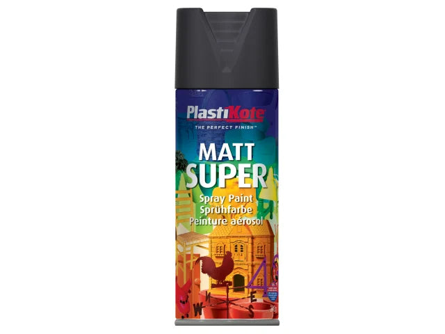 Super Enamel Matt Black 400ml 1102