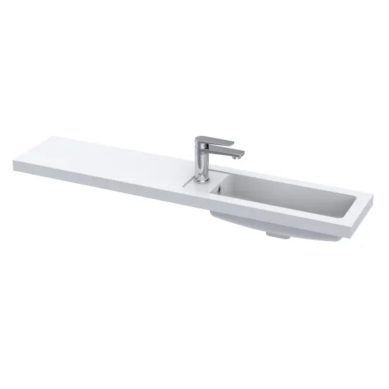 1200mm Bleached Oak Hudson Reed Wall Hung Vanity - Basin 1TH (Vanity, Basin, or Set)