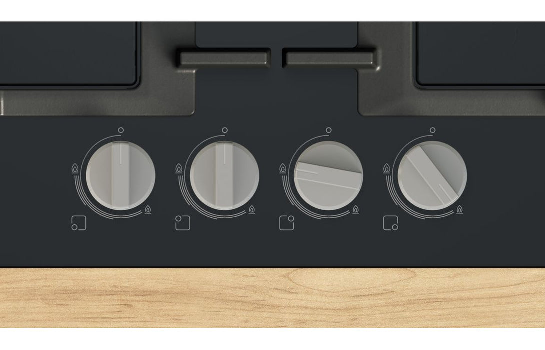 Bosch Series 4 PNP6B6K40 60cm Gas on Glass Hob - Black