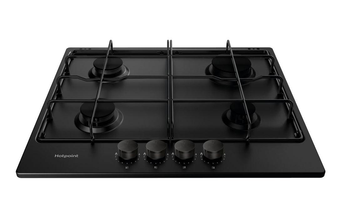 Hotpoint PPH 60P F NB 60cm Gas Hob - Black