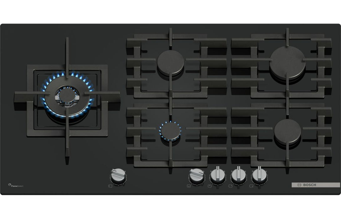 Bosch Series 6 PPM9A6I40 90cm Gas Hob - Black