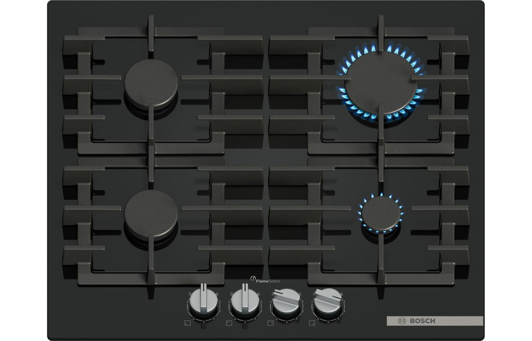 Bosch Series 6 PPP6A6I40 60cm Gas on Glass Hob - Black