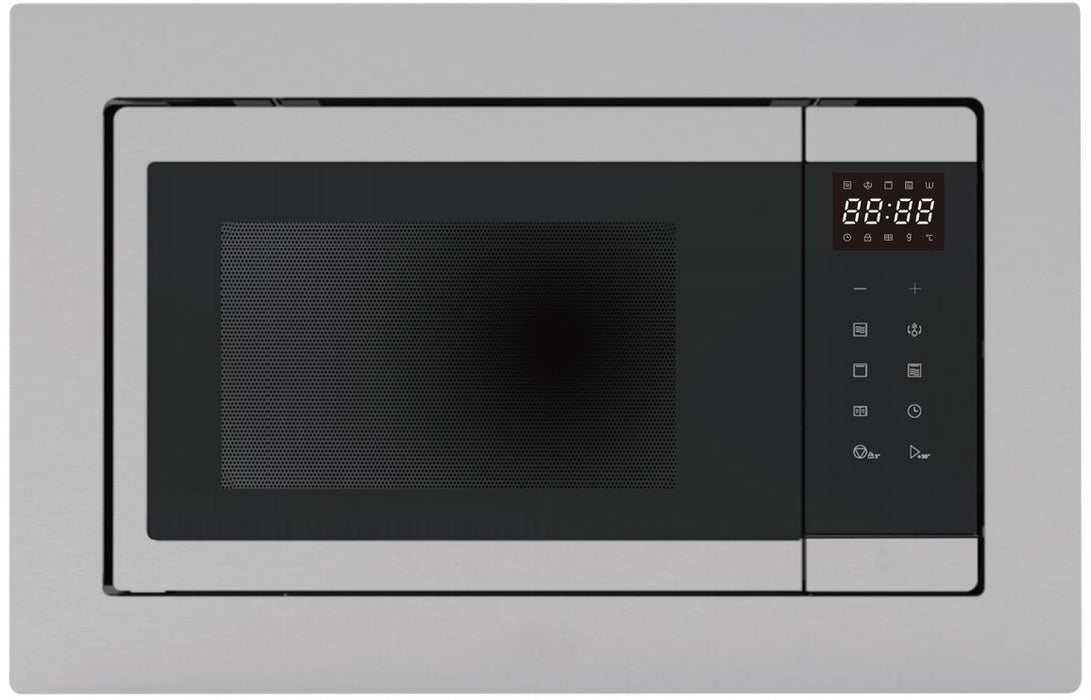 Prima PRCM250 Framed B/I 900W Microwave & Grill - St/Steel & Black