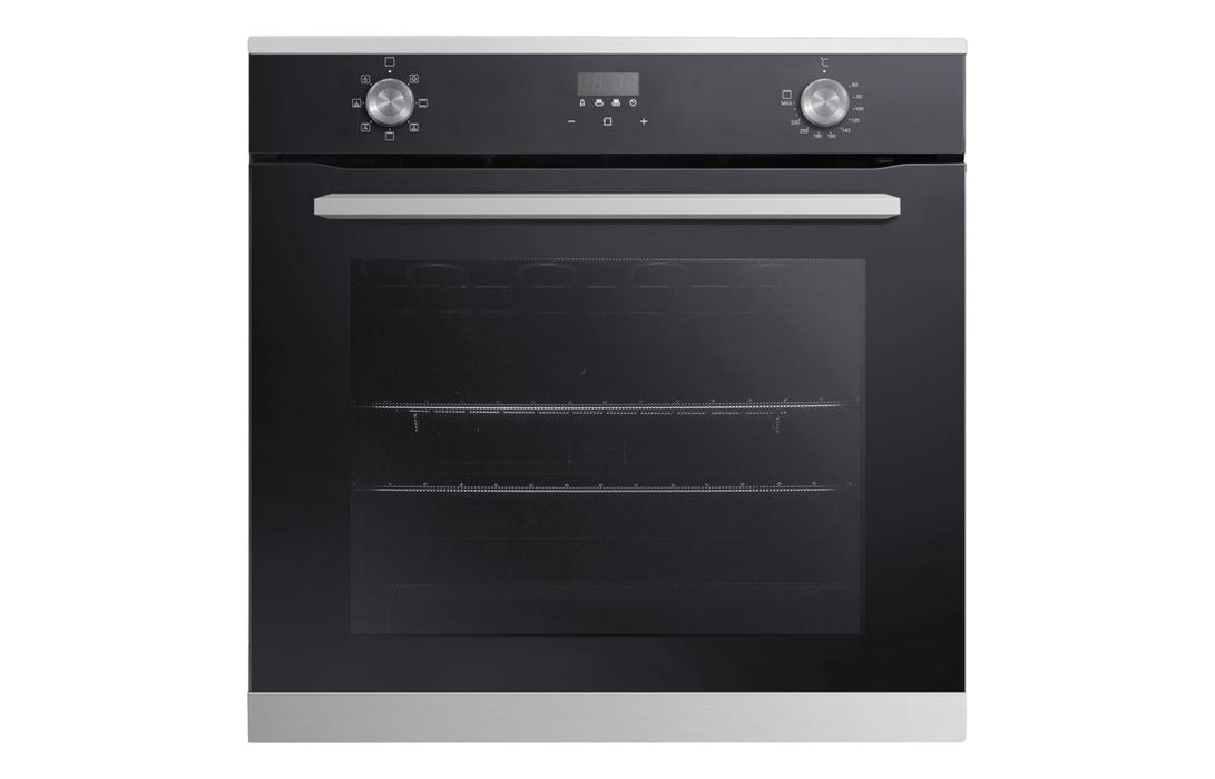 Prima PRSO112 Single Electric Oven - Black & St/Steel