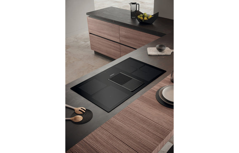 Hotpoint PVH 92 B K/F KIT 90cm Venting Induction Hob - Black
