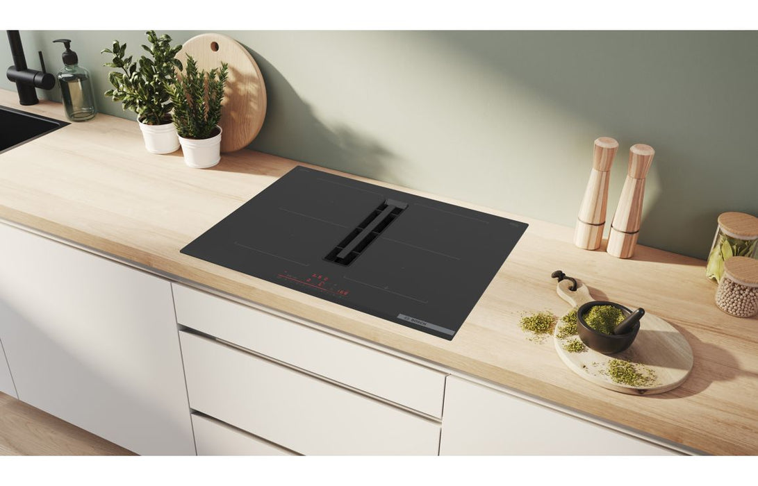 Bosch Series 6 PVQ731H26E 70cm Venting CombiZone Induction Hob - Black