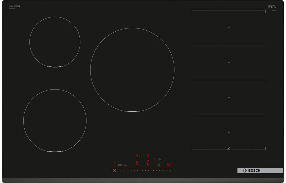 Bosch Series 6 PXV831HC1E 80cm Induction Hob - Black