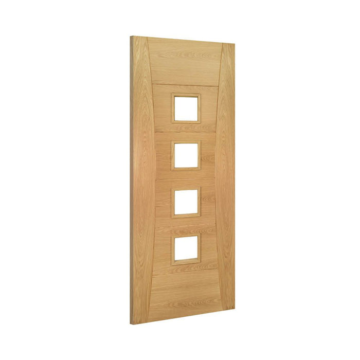 Deanta Pamplona Prefinished Oak Glazed Door