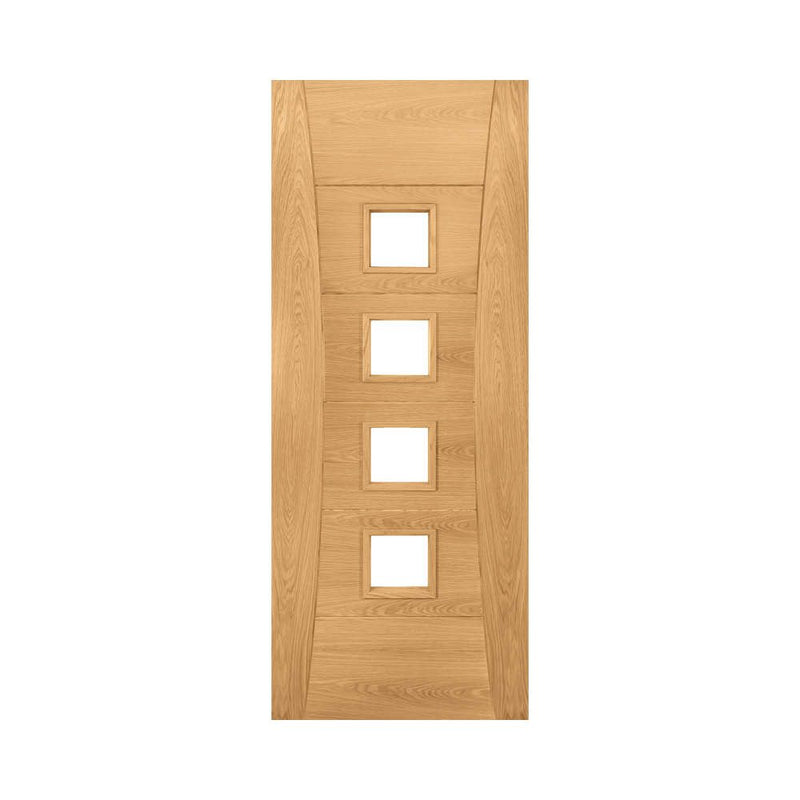 Deanta Pamplona Prefinished Oak Glazed Door