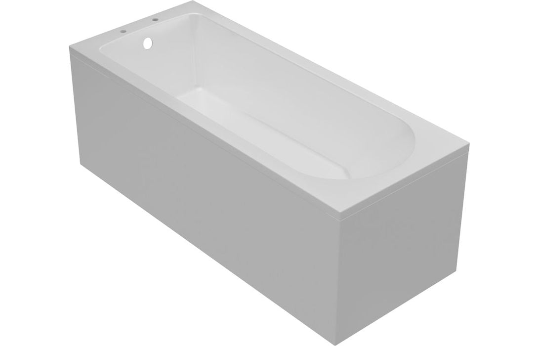 Penrose D Shape Single End 1700x700x550mm 2TH Bath w/Legs